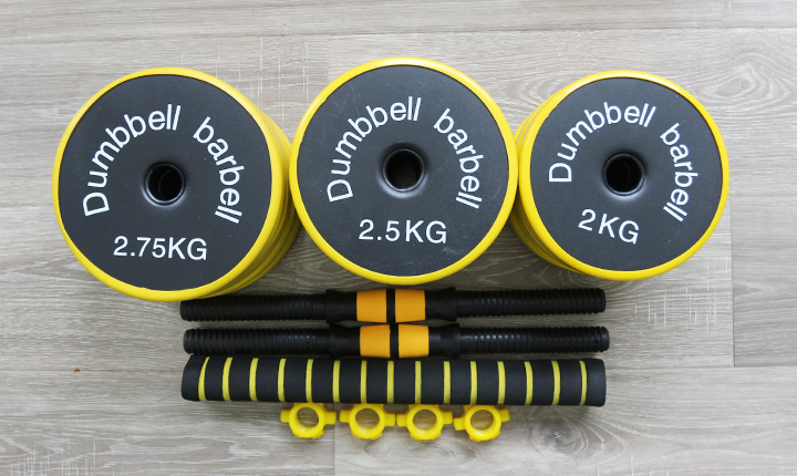 30 kg Combination package iron dumbbell, barbell